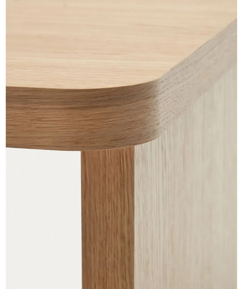 Stolik w dekorze dębu w naturalnym kolorze 89x62 cm Oaq – Kave Home