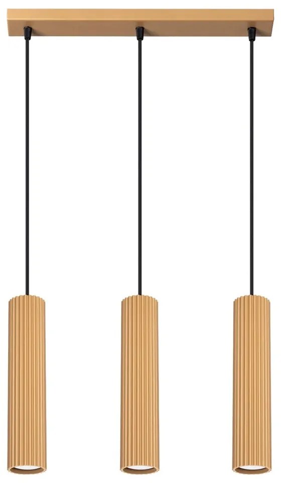 Lampa wisząca w kolorze złota Gleam – Sollux