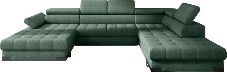 Narożnik SELVA XL Prawostronny z funkcją spania w tkaninie MEMPHIS 12 WERSAL