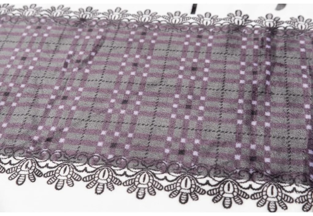 PrzytulneMieszkanie.pl PrzytulneMieszkanie.pl PrzytulneMieszkanie.pl 2x szara pościel z mikropluszu ŚWIĄTECZNY RENIFER + prześcieradło z mikropluszu SOFT 180x200 cm białe