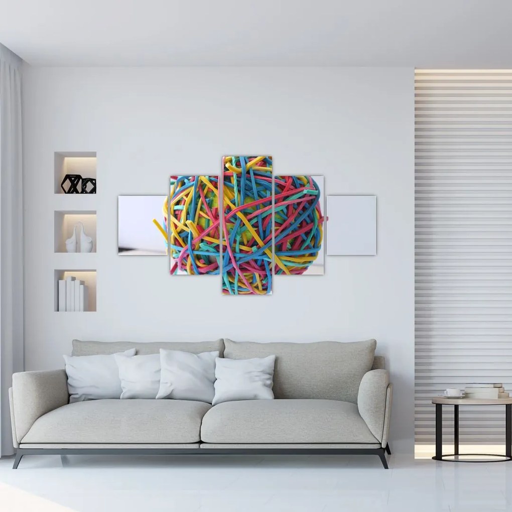 Obraz gumek (125x70 cm)