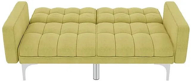 Rozkładana dwuosobowa zielona sofa - Distira 2D