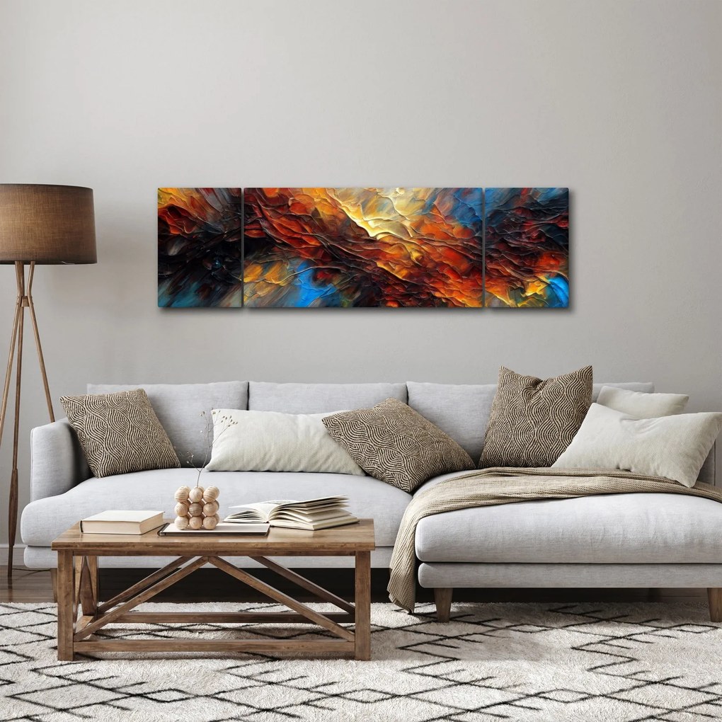Obraz - Tekstura koloru (170x50 cm)