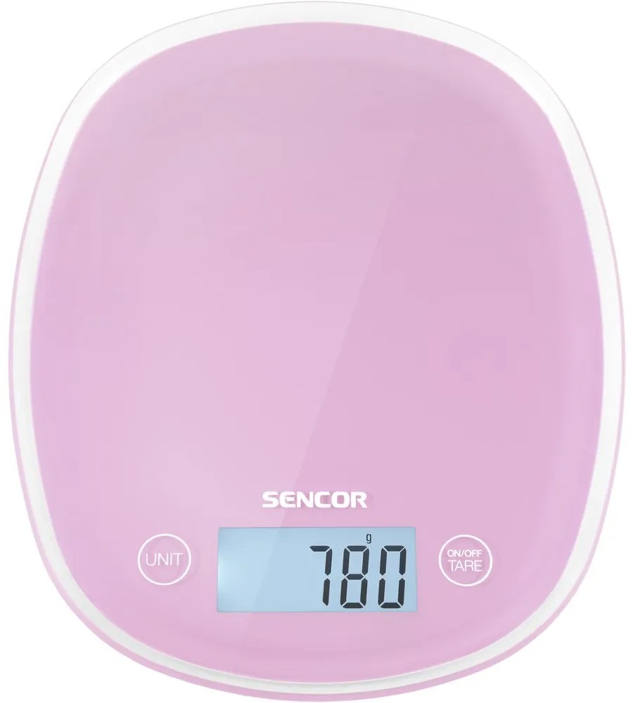 Sencor SKS 38RS waga kuchenna, różowy,