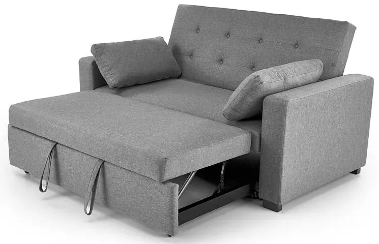 Popielata wypoczynkowa sofa rozkładana W2-L97