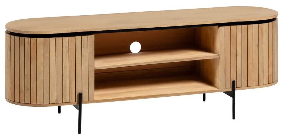 Szafka pod TV z litego drewna mango 160x56 cm Licia – Kave Home