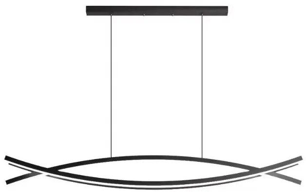 Lampa nowoczesna LED wisząca sufitowa AT56-1DSL-Black