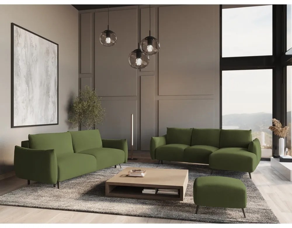 Zielona sofa 230 cm Malie – Makamii