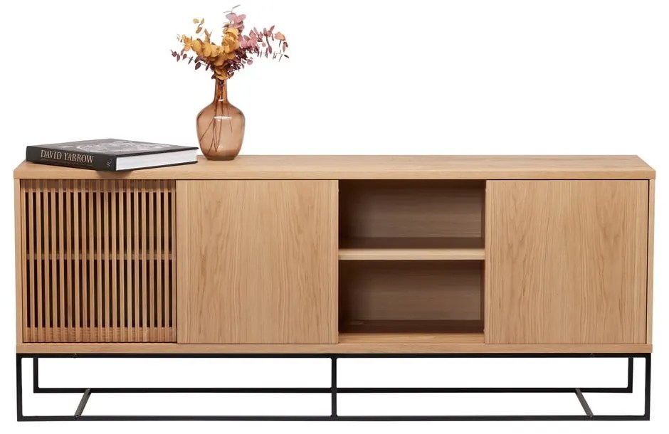 Niska komoda w dekorze dębu 188x75 cm Ende – Woodman
