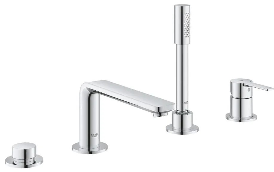 GROHE 19577001 - 4-otworowa bateria wannowa LINEARE, chrom błyszczący
