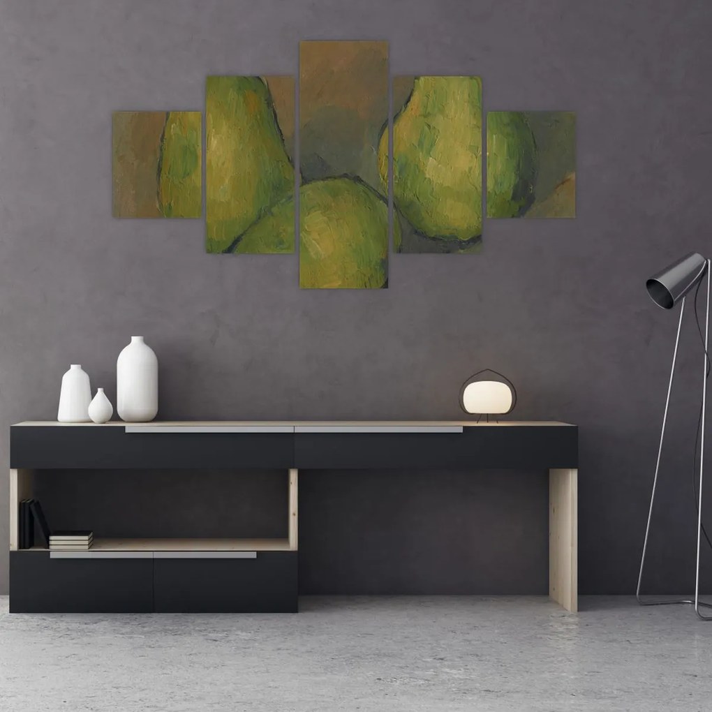 Obraz - Paul Cézanne, Three Pears, reprodukcje (125x70 cm)