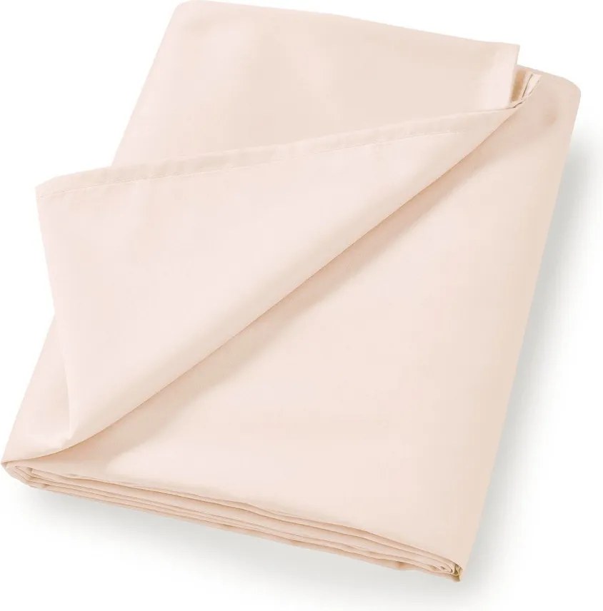 Beżowe prześcieradło z satyny bawełnianej 275x275 cm Cotton Sateen – Bianca