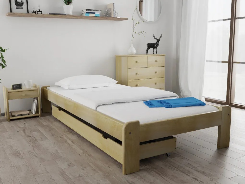 Łóżko ADA 80 x 200 cm, sosna Materac: Materac Coco Maxi 20 cm
