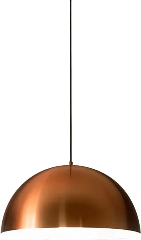 Bonella - Lampa wisząca miedziana 1XE27 max 1X60W IP20 - Lampa sufitowa o nowoczesnym wzornictwie z aluminium - Gniazdo E27