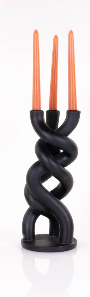 Świecznik na 3 świece obiadowe, TWISTED