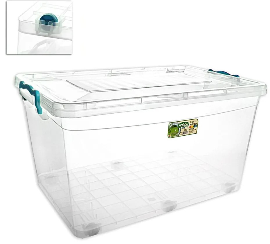 Pojemnik z kółkami Orion, 50 l