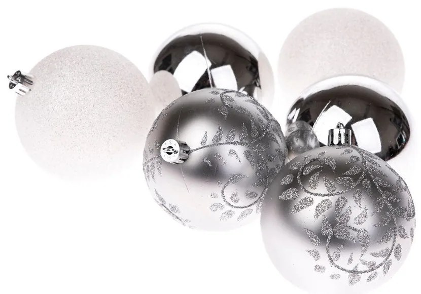 Plastikowe bombki zestaw 6 szt. ø 8 cm – Dakls