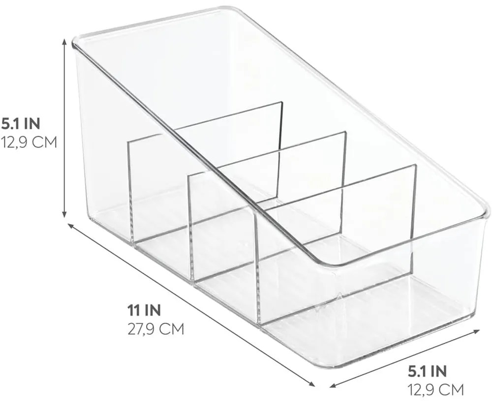 Plastikowy organizer do lodówki Linus – iDesign