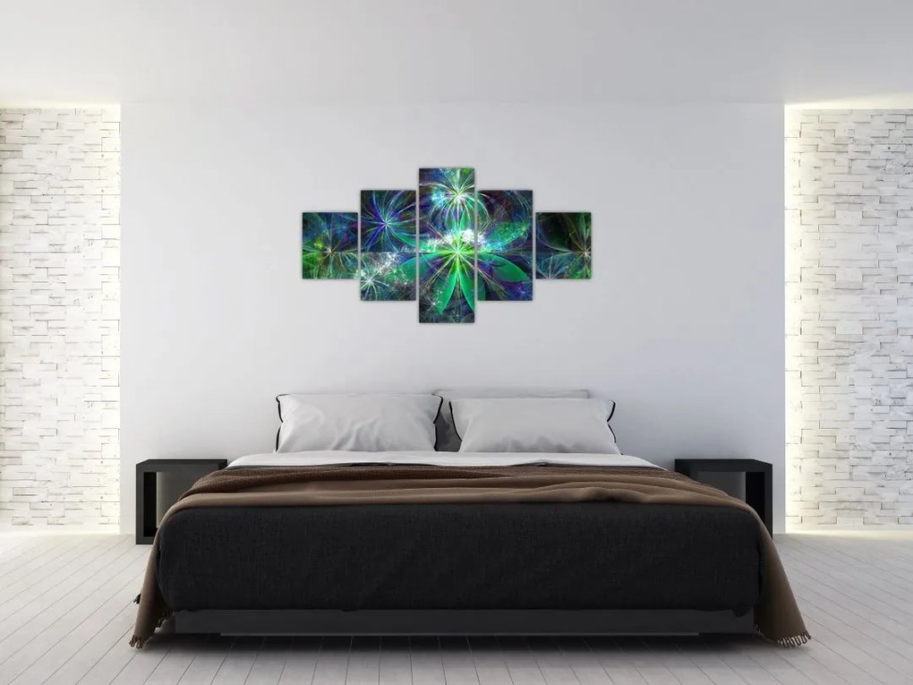 Obraz - Abstrakcyjne kształty geometryczne (125x70 cm)