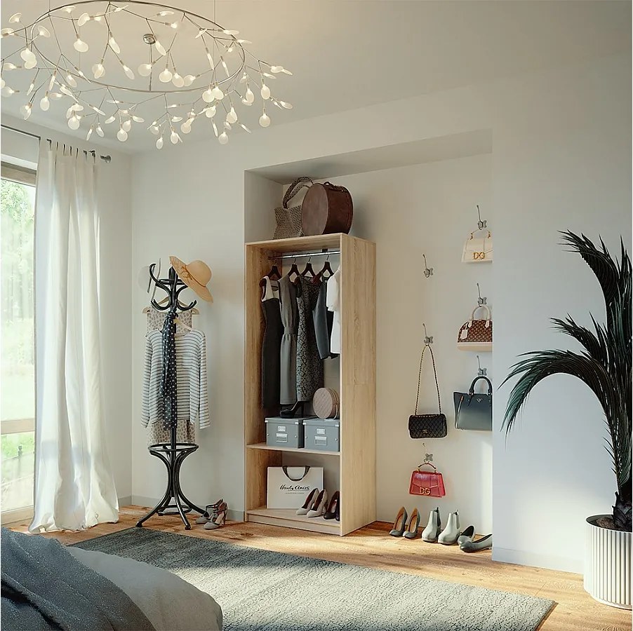 Szafa sonoma 80x50x200 elmo