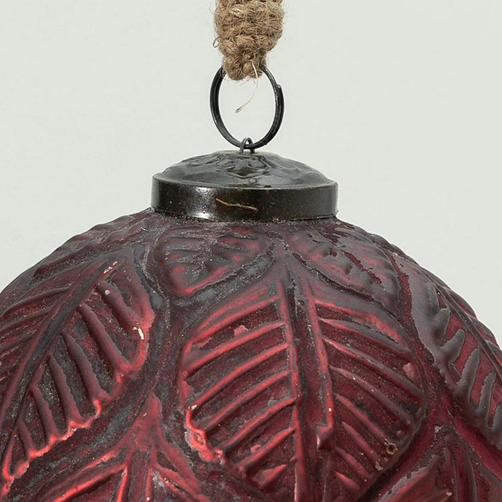 Bombka szklana Rustic Leaf II 12 cm