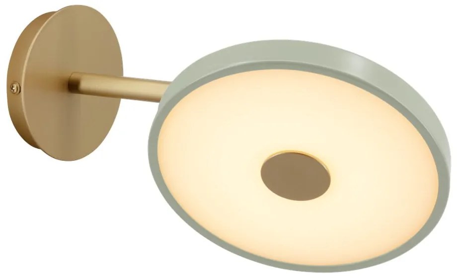 Jasnozielony kinkiet LED ze ściemniaczem ø 15 cm Asteria Wall Short – UMAGE