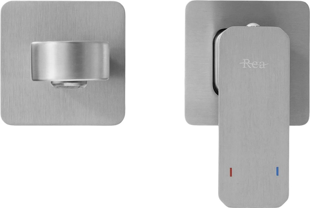 Bateria Umywalkowa Podtynkowa REA Arlo Nikiel Szczotkowany