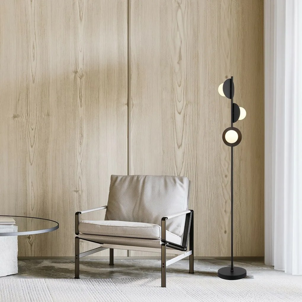 Rabalux 74223 designerska lampa podłogowa Jules, G9, 3x maks. 5W, IP20