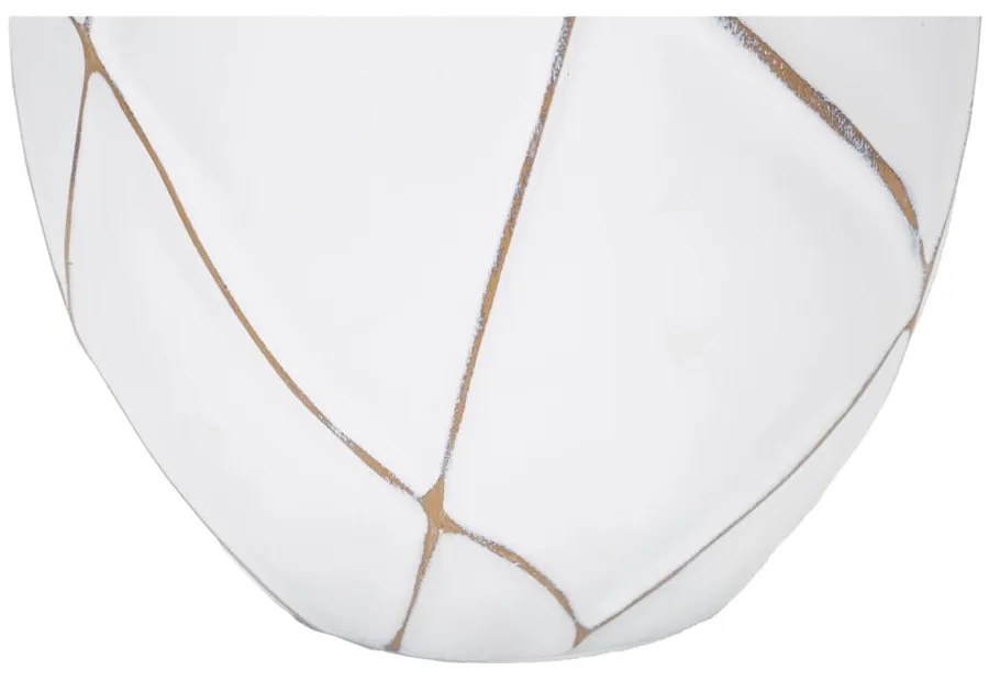 Biało-kremowa lampa stołowa z tekstylnym kloszem (wys. 60 cm) Lines – Mauro Ferretti