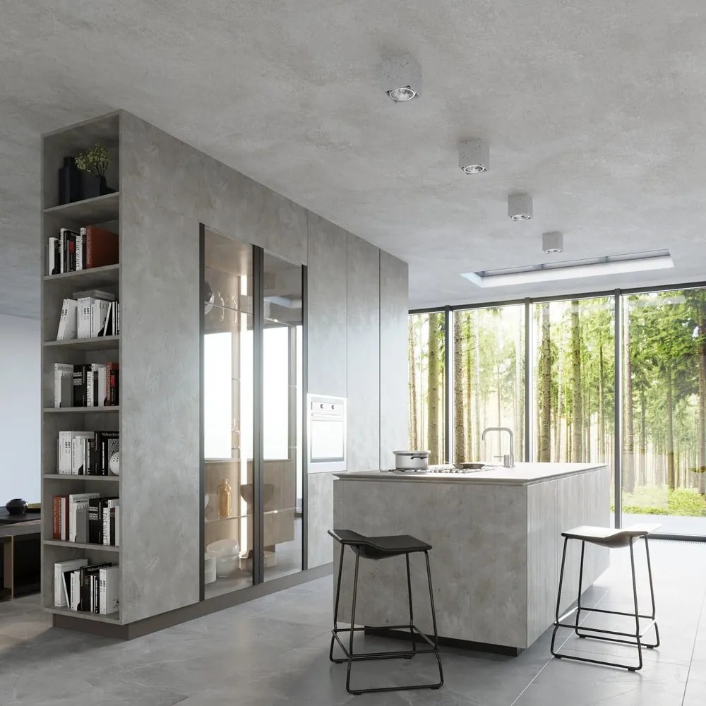 Betonowa lampa sufitowa Nice Lamps Miosecco