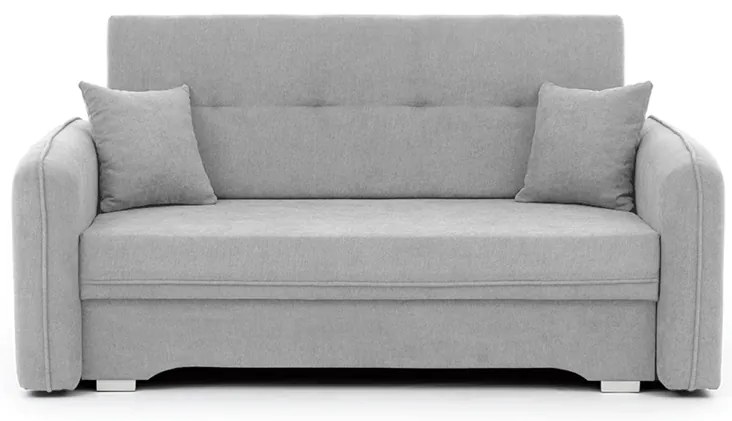 Rozkładana 2-osobowa sofa LAINE, jasnoszara