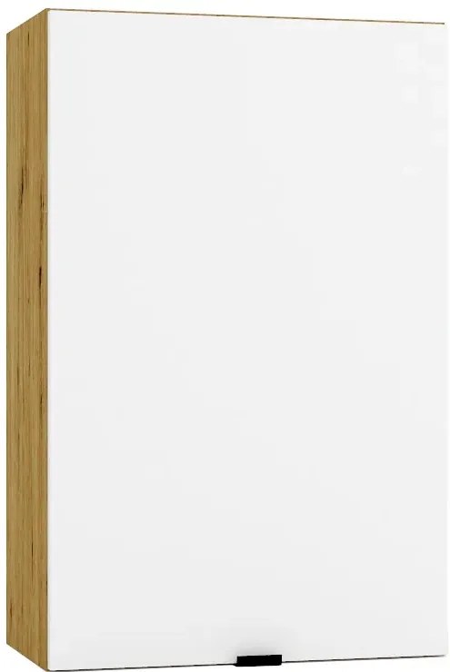 Szafka kuchenna wisząca 45 cm biały + dąb artisan R4-W26