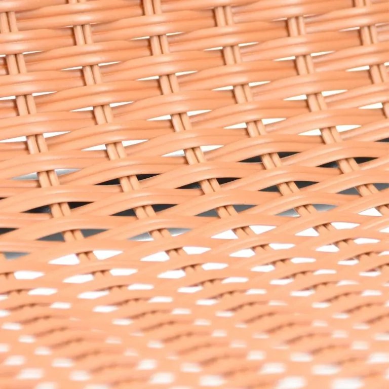 Zestaw krzeseł ogrodowych, szary/naturalny, 4 szt