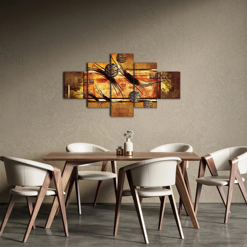 Obraz abstrakcji (125x70 cm)