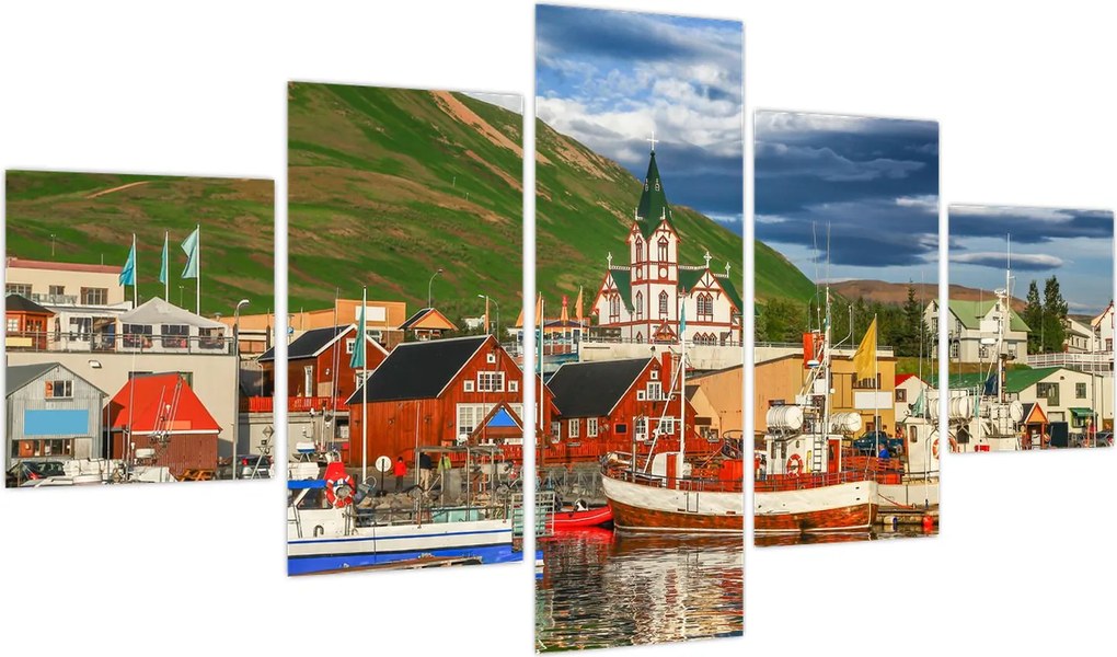 Obraz - Húsavík (125x70 cm)