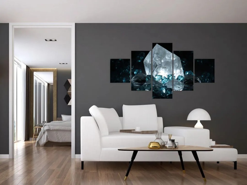 Obraz kryształu (125x70 cm)