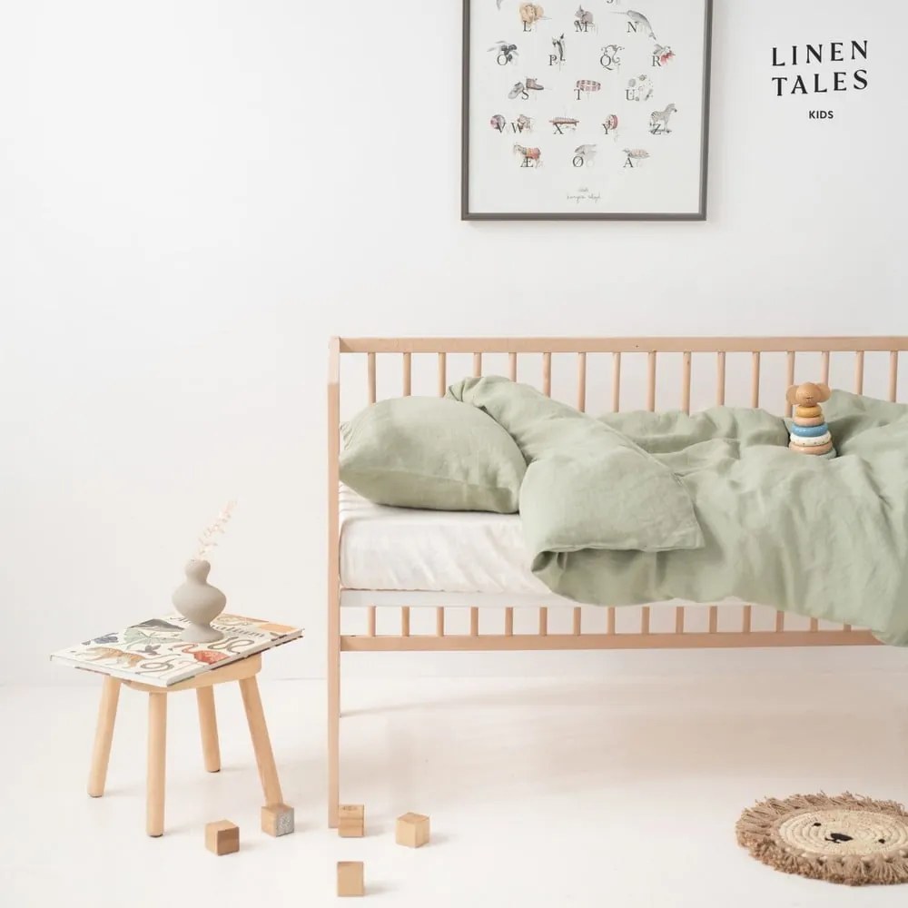 Lniana pościel dziecięca jednoosobowa 140x200 cm – Linen Tales