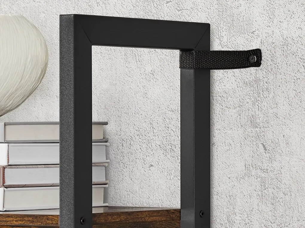 Regał TAYLOR 14 półek 166x158 cm, rustykalny brązowy