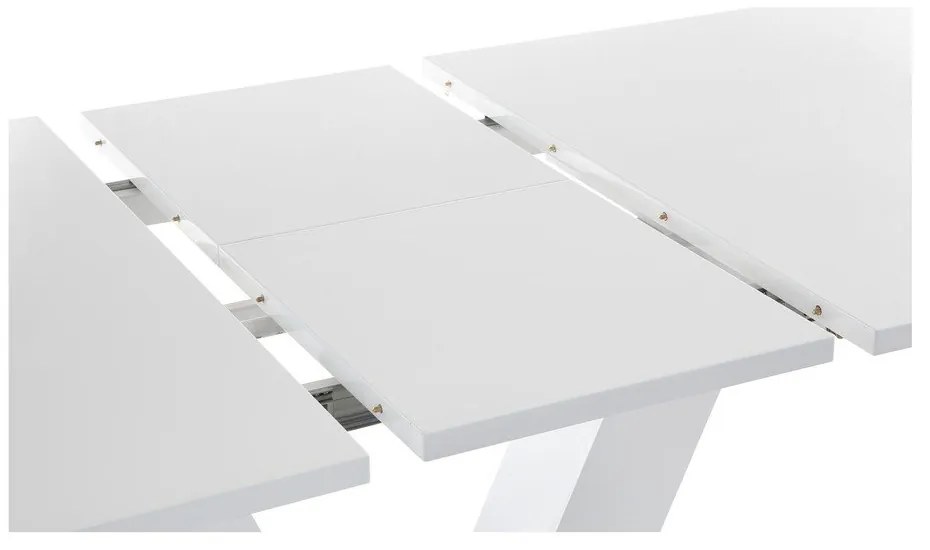 Rozkładany stół z dodatkowym blatem z połyskiem 90x140 cm Aaron – Støraa