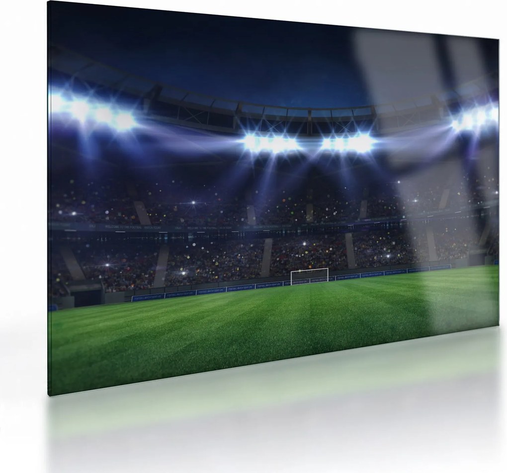 Obraz na szkle - Stadion piłkarski (70x50 cm)