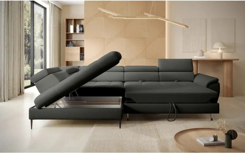 Narożnik EMPOLI L Lewostronny z funkcją spania Lewostronny w ktaninie ARAGON 97 WERSAL