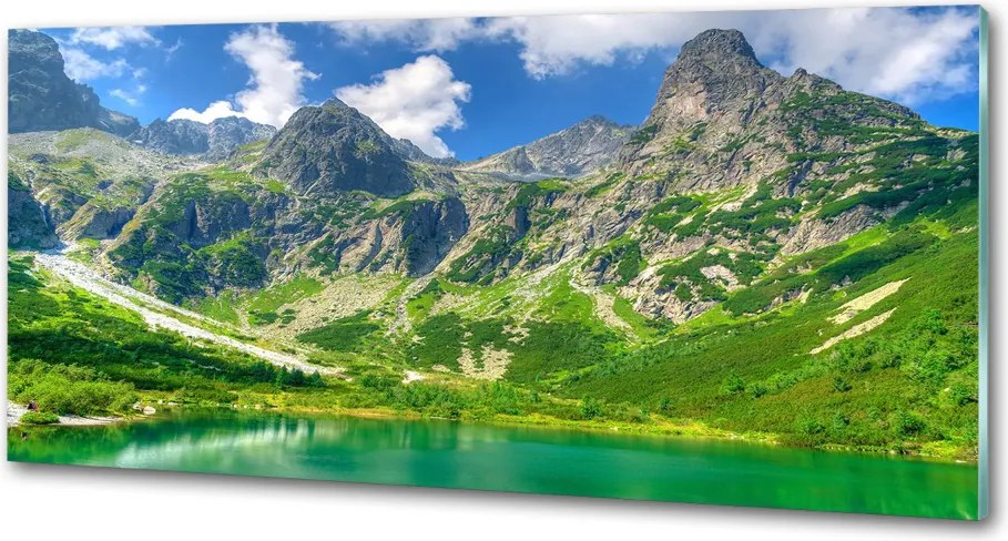 Panel do kuchni Jezioro w górach