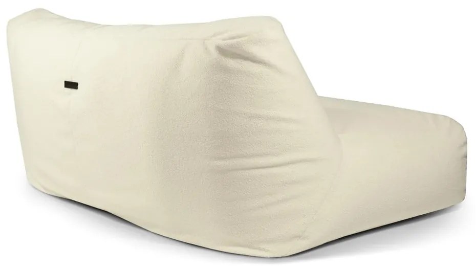 Jasnoszary worek do siedzenia z materiału bouclé Sofa Tube 190 – SLOWDOWN