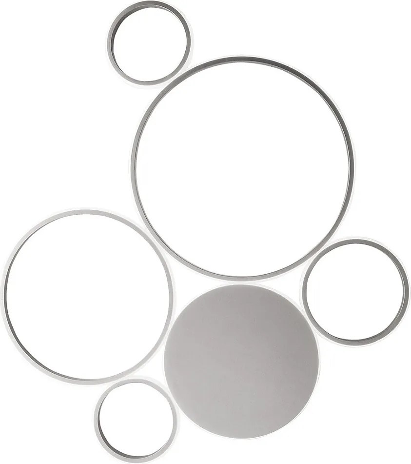 Lampa sufitowa LED Pois-Silver