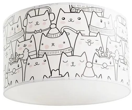Dziecięca lampa sufitowa CATS 1xE27/60W/230V