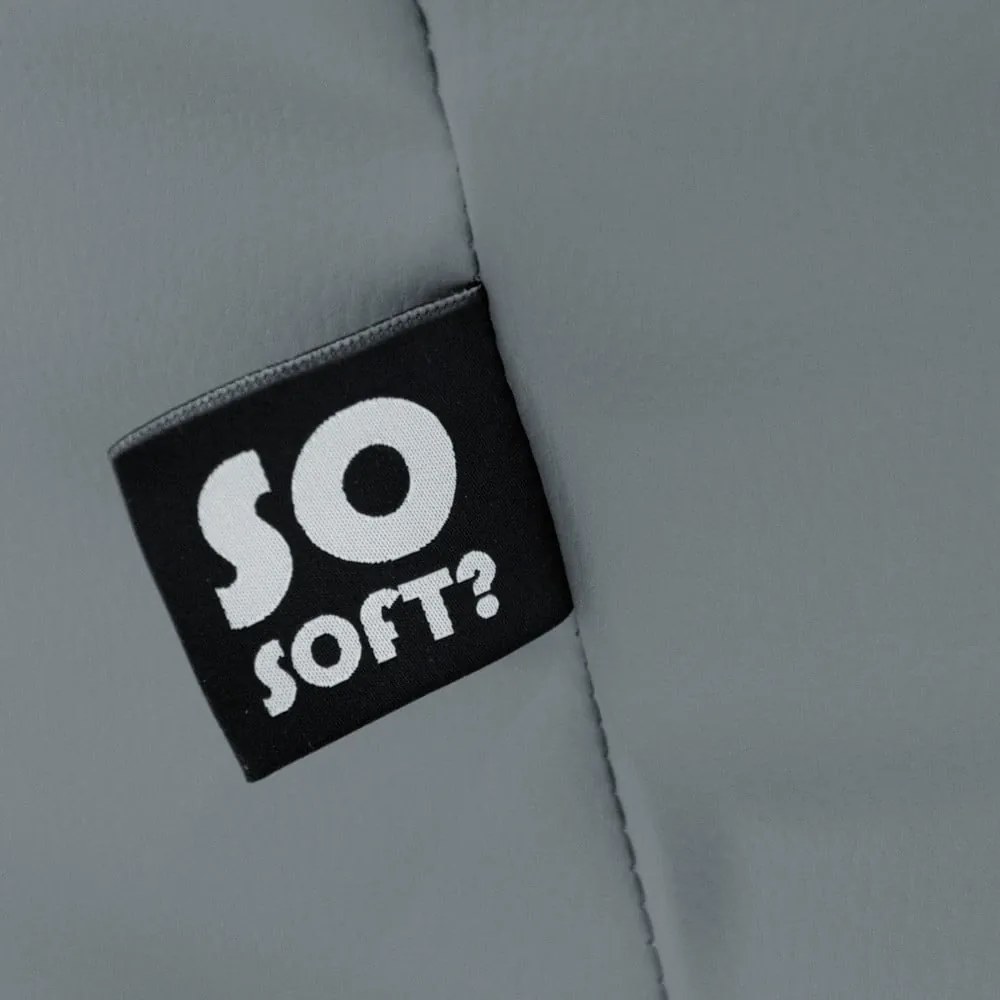 Czerwony worek do siedzenia z imitacji skóry Lull XL – So Soft?