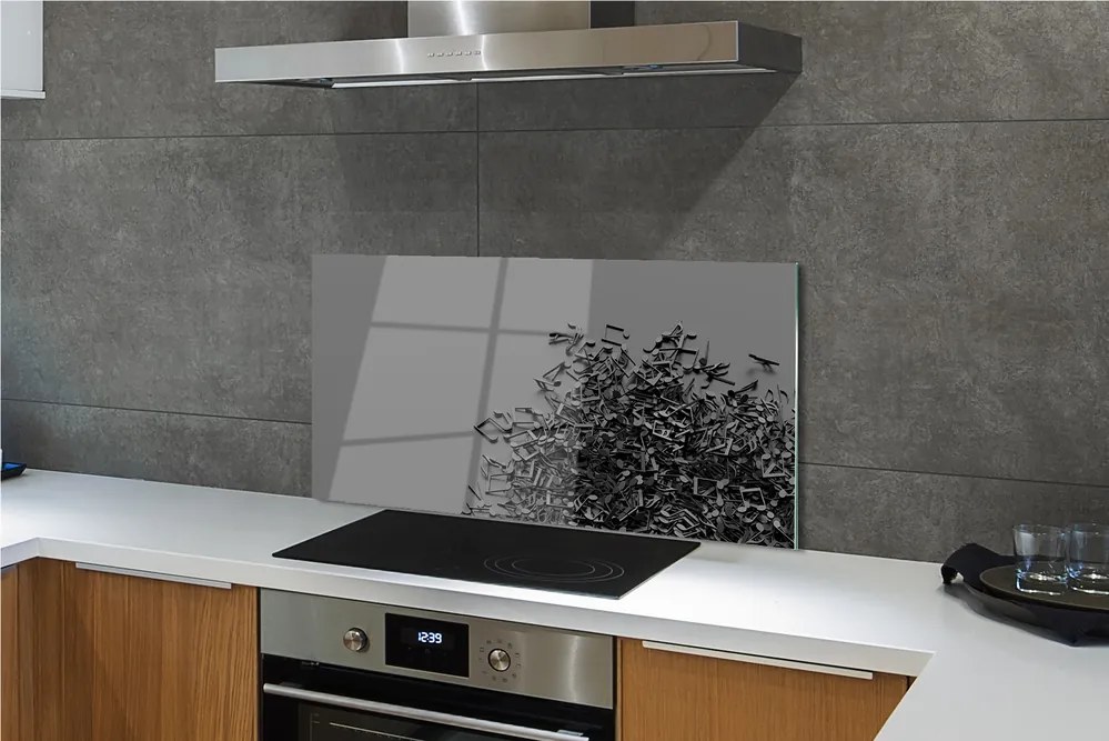 Szklany Panel Harmonijne Nuty