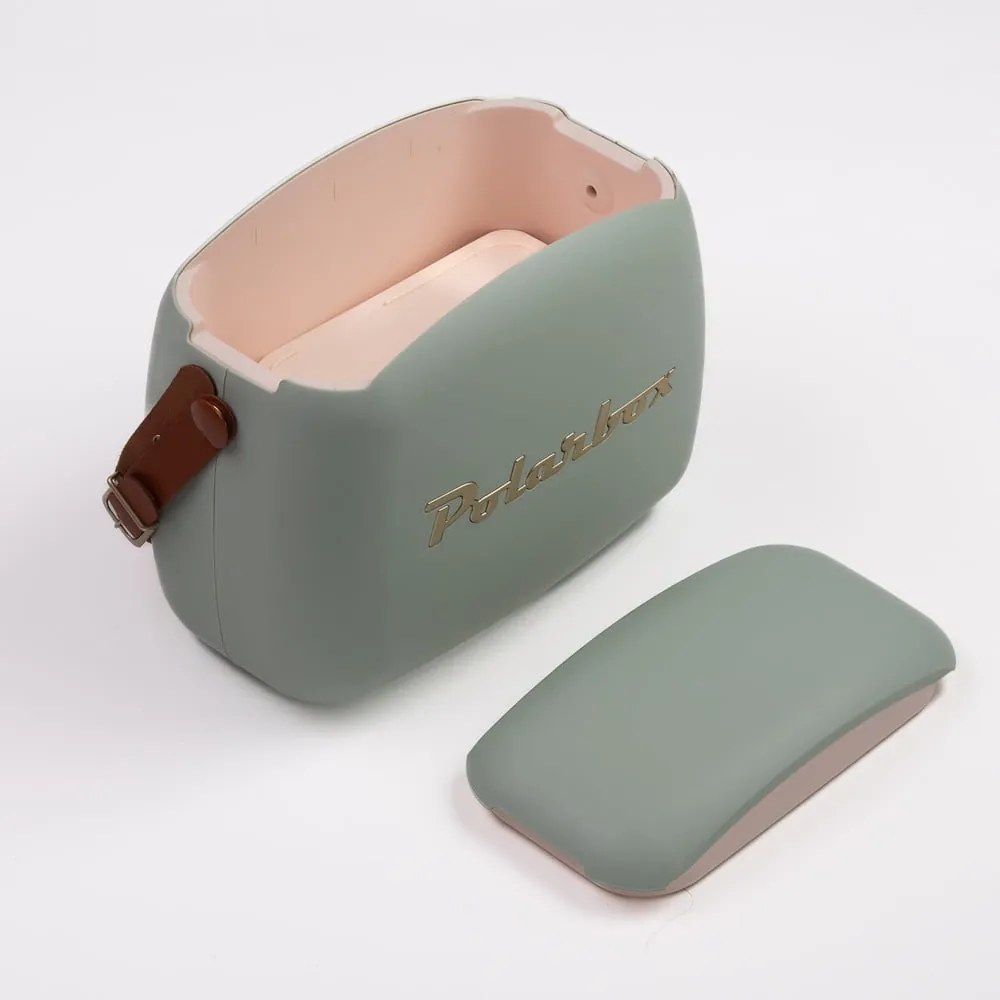 Szarozielony pojemnik chłodzący 6 l Classic Gold – Polarbox
