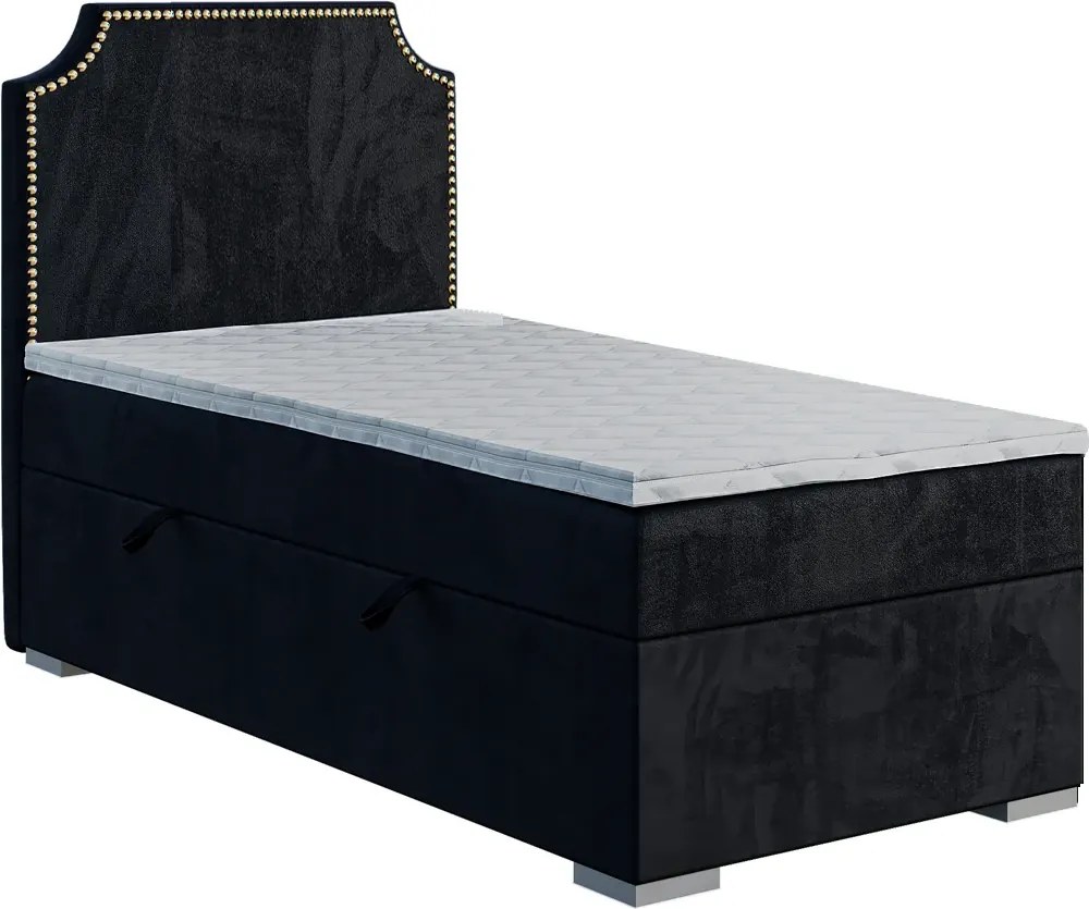 Jednoosobowe łóżko boxspring 90x200 S5-E22