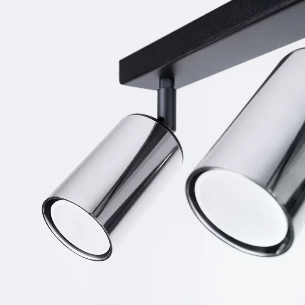 Listwa oświetlająca WINX 2 czarna/chrom SOLLUX  LIGHTING